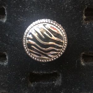 Premier Designs zebra ring